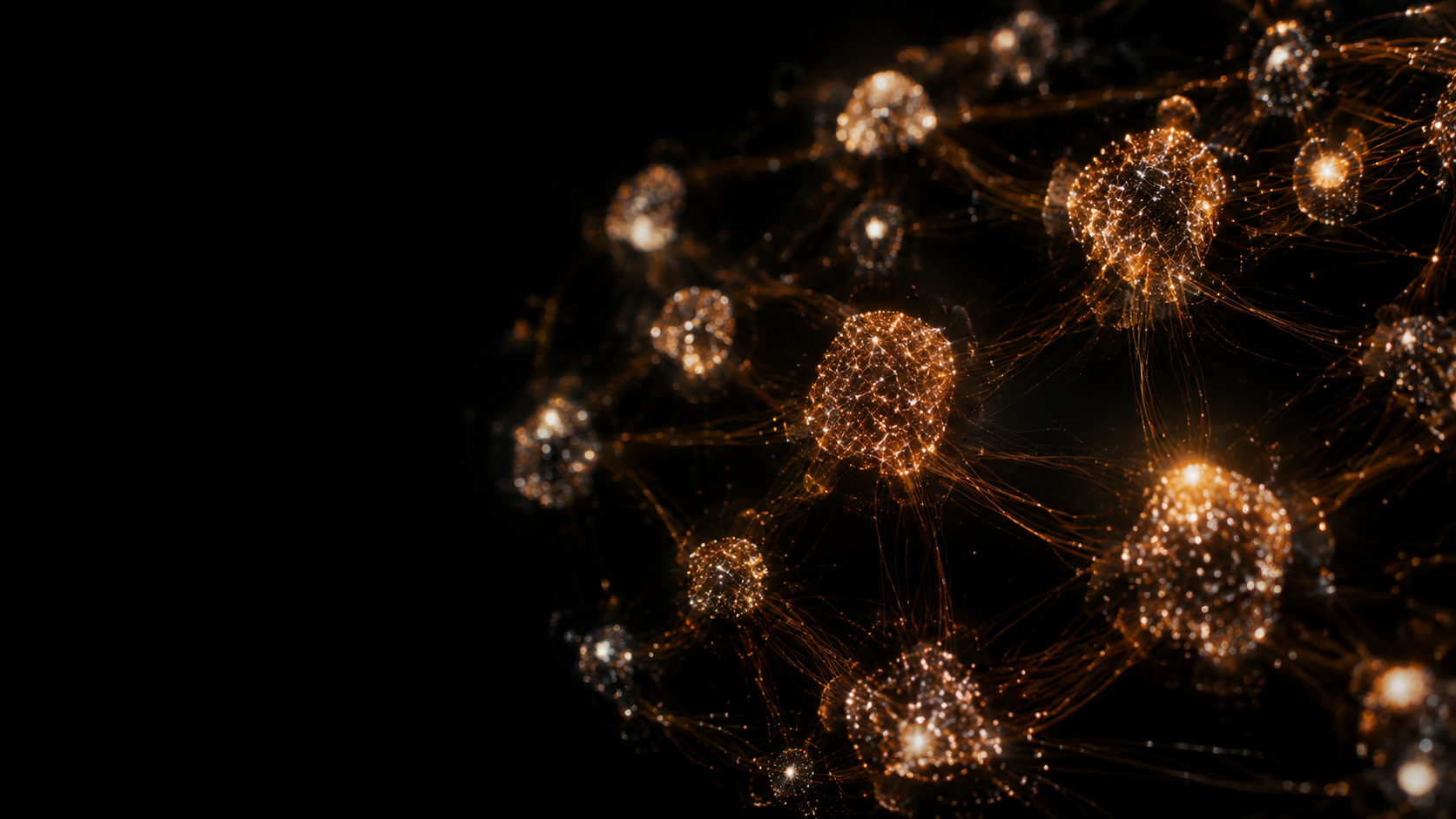Independent constellations of intelligence forming a connected network